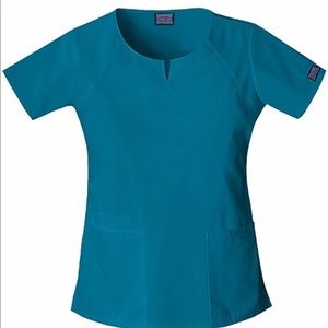 NWT Caribbean Blue XL scrub top